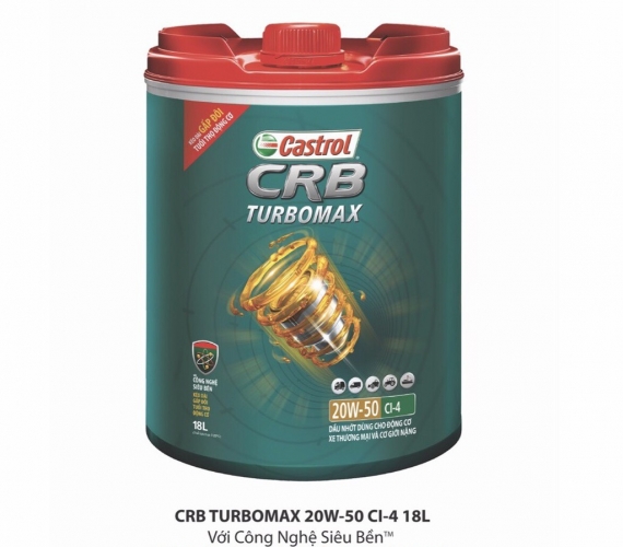 DẦU ĐỘNG CƠ CASTROL CRB TURBOMAX 20W50 CI-4